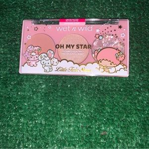 Wet n Wild Little Twin Stars Oh My Star Makeup Palette, Complexion Trio Pink.